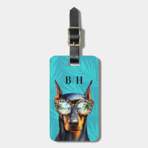 Doberman Luggage Tag