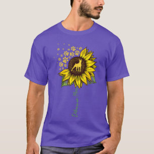 Doberman Mom Sunflower Doberman Pinscher Gifts Dog T-Shirt