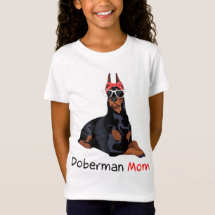 Doberman Mum Dog Bandanna Pet Lover Gift T-Shirt