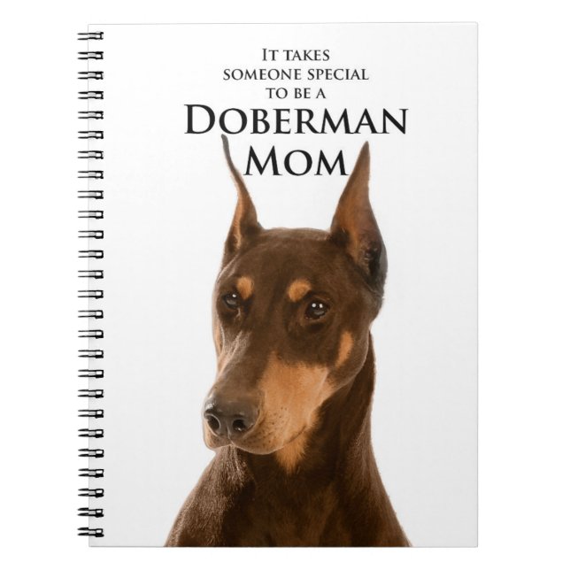 Doberman Mum Notebook (Front)