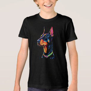 Doberman Mum Real Tri-Blend Shirt
