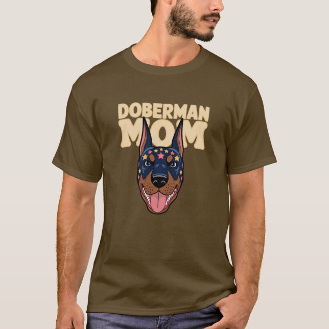 Doberman Mum T-Shirt (Front)