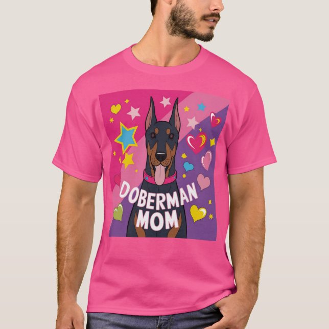 Doberman Mum T-Shirt (Front)