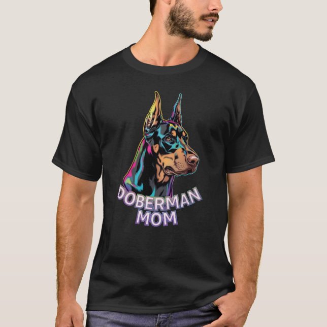 Doberman Mum T-Shirt (Front)