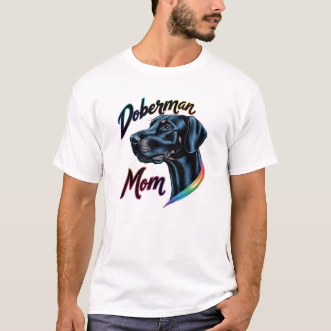 Doberman Mum T-Shirt (Front)