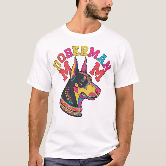 Doberman Mum T-Shirt (Front)