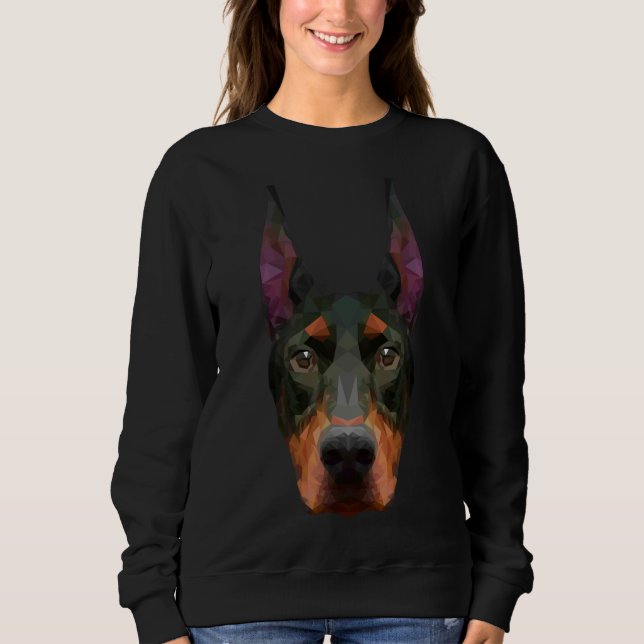 Doberman Pinscher  124 Sweatshirt (Front)