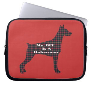 Doberman Pinscher BFF Laptop Sleeve