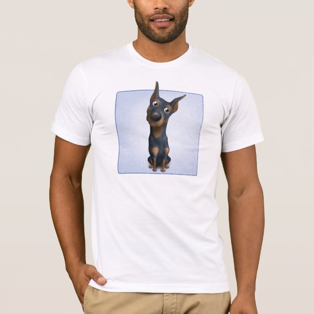 Doberman Pinscher (Black & Tan) DOB1 T-Shirt (Front)
