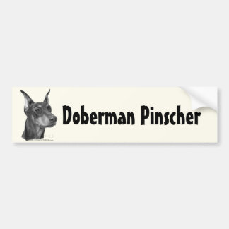Doberman Pinscher Bumper Sticker