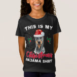 Doberman Pinscher Christmas Pajama Santa Dog Lover T-Shirt<br><div class="desc">Doberman Pinscher Christmas Pajama Santa Dog Lover Gift</div>