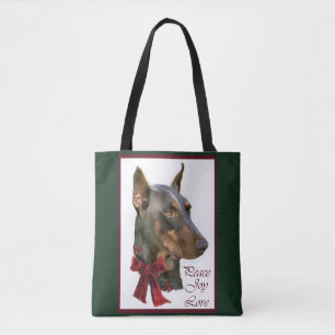 Doberman Pinscher Christmas  Tote Bag