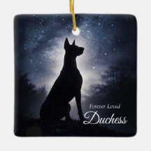 Doberman Pinscher Custom Name Memorial
