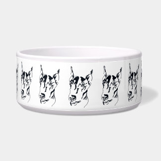 Doberman Pinscher Dog Bowl