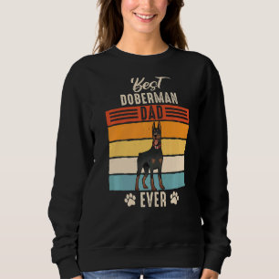 Doberman Pinscher Dog Dad Father Premium Sweatshirt