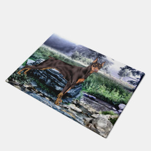 Doberman Pinscher Dog Doormat