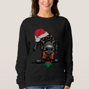 Doberman Pinscher Dog Merry Christmas Sweatshirt