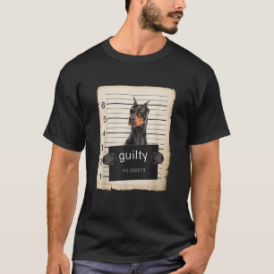 Doberman Pinscher Dog mug shot T-Shirt