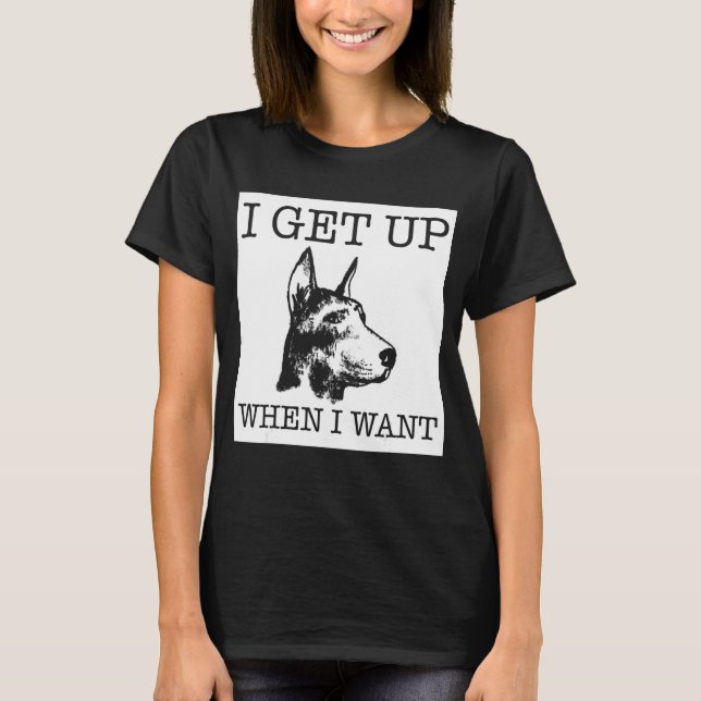 Doberman Pinscher   dog T-Shirt (Front)