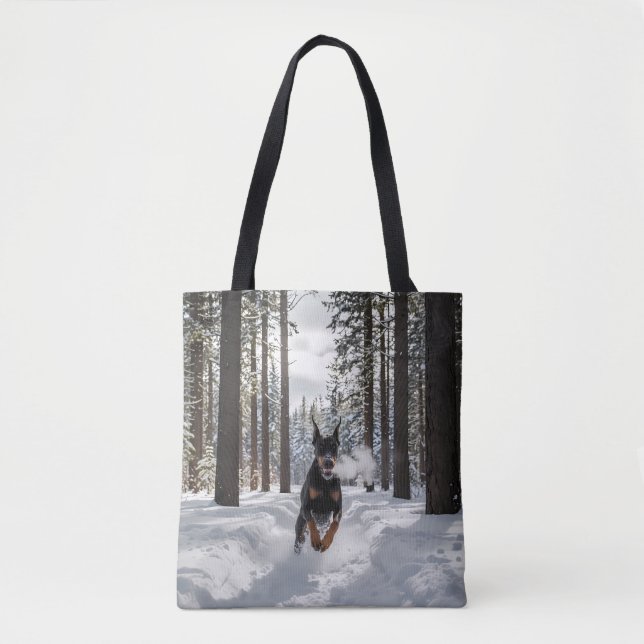 Doberman Pinscher Elegant Tote Bag (Front)
