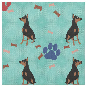 Doberman Pinscher Fabric