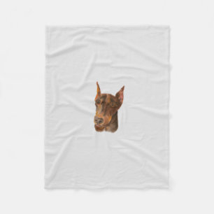 Doberman Pinscher Fleece Blanket
