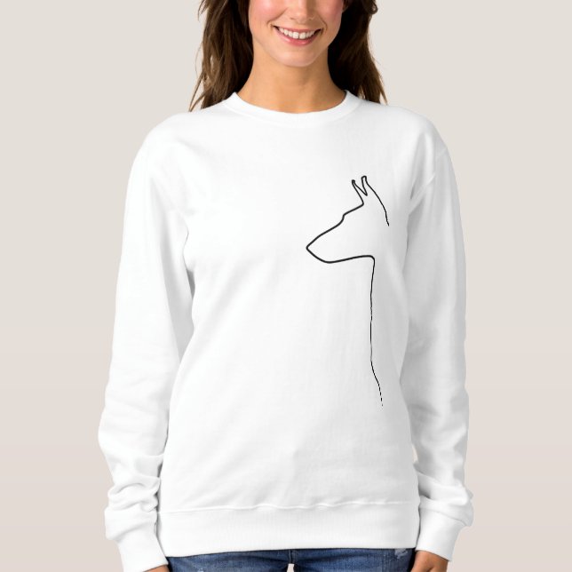 Doberman Pinscher Gift Sweatshirt (Front)