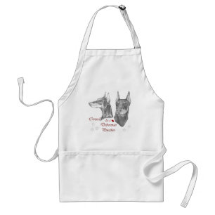 Doberman Pinscher Gifts Standard Apron
