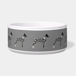 Doberman Pinscher Grey Dog Bowl