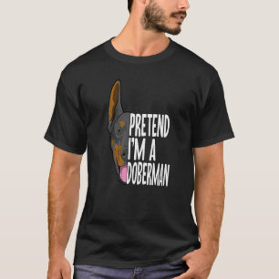 Doberman Pinscher Halloween Dog For Doberman Owner T-Shirt