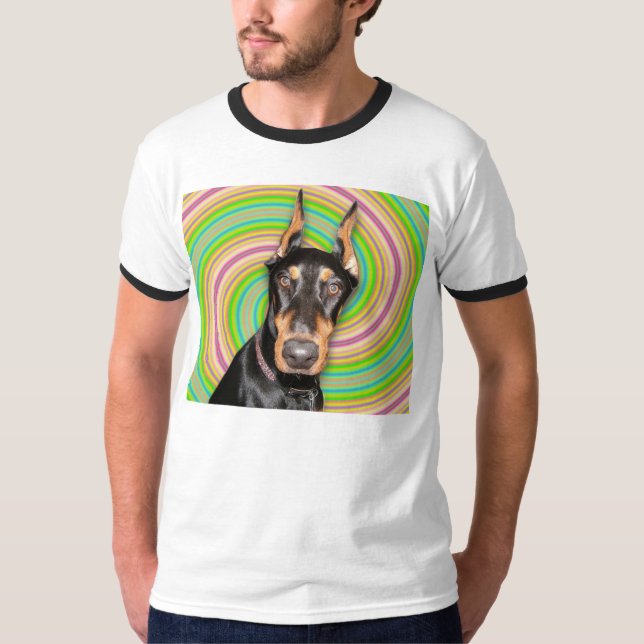 Doberman Pinscher Hypnosis T-Shirt (Front)