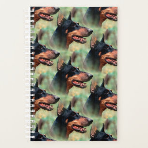 Doberman Pinscher in the Woods Planner