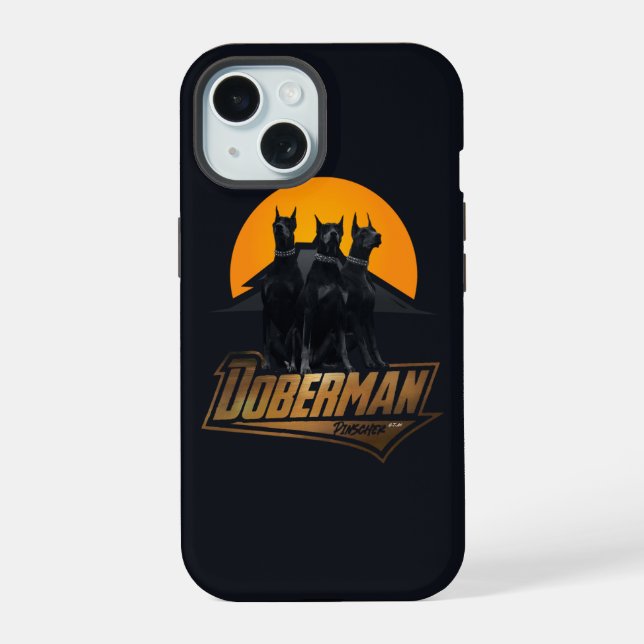 Doberman Pinscher    iPhone 15 Case (Back)