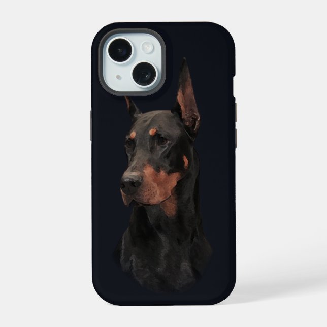 Doberman Pinscher    iPhone 15 Case (Back)