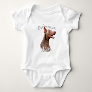 Doberman Pinscher (Isabella) Mum 2 Baby Bodysuit