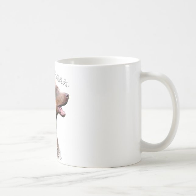 Doberman Pinscher (Isabella) Mum 2 Coffee Mug (Right)