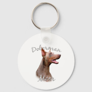 Doberman Pinscher (Isabella) Mum 2 Key Ring