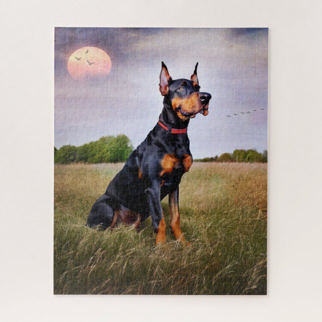 Doberman Pinscher  Jigsaw Puzzle (Vertical)