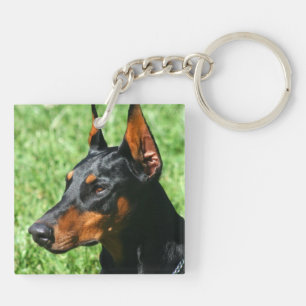 Doberman Pinscher Key Ring