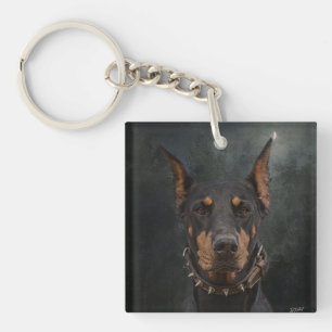 Doberman Pinscher Keychain