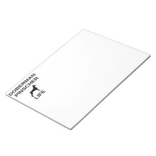 doberman pinscher life notepad