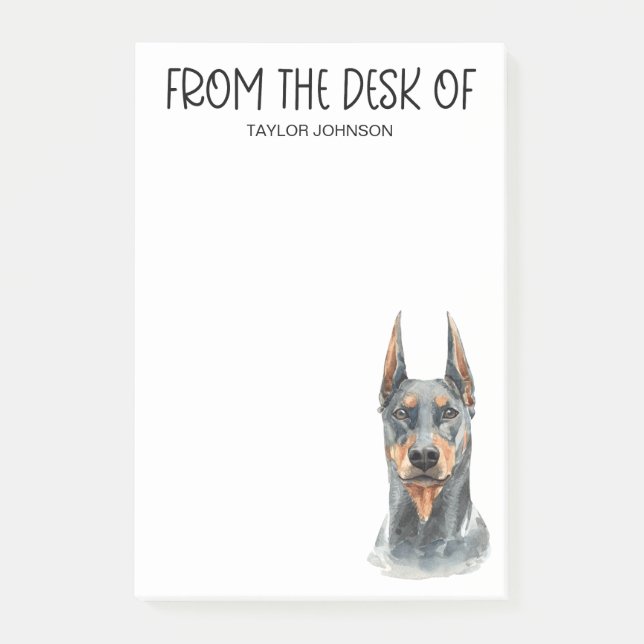Doberman Pinscher Lover Post-it Notes (Front)