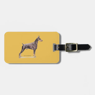 Doberman Pinscher Luggage Tag
