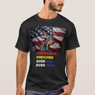 Doberman Pinscher Mom Dad T-Shirt