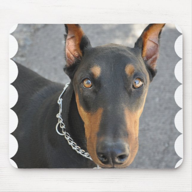 Doberman Pinscher Mouse Pad (Front)
