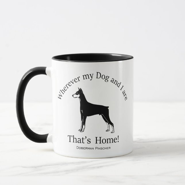Doberman Pinscher Mug (Left)