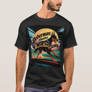 Doberman Pinscher Mum Dad Lover T-Shirt