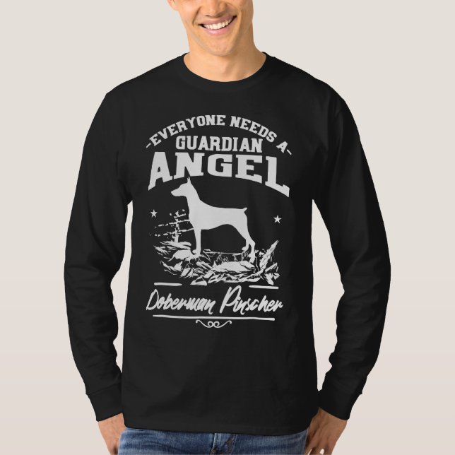 Doberman Pinscher Mum Dad T-Shirt (Front)