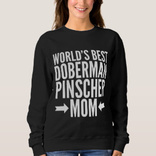 Doberman Pinscher Mum Fitted Scoop 472 Sweatshirt