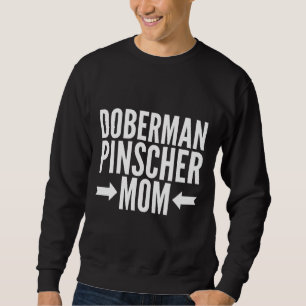 Doberman Pinscher Mum Fitted Scoop 482 Sweatshirt